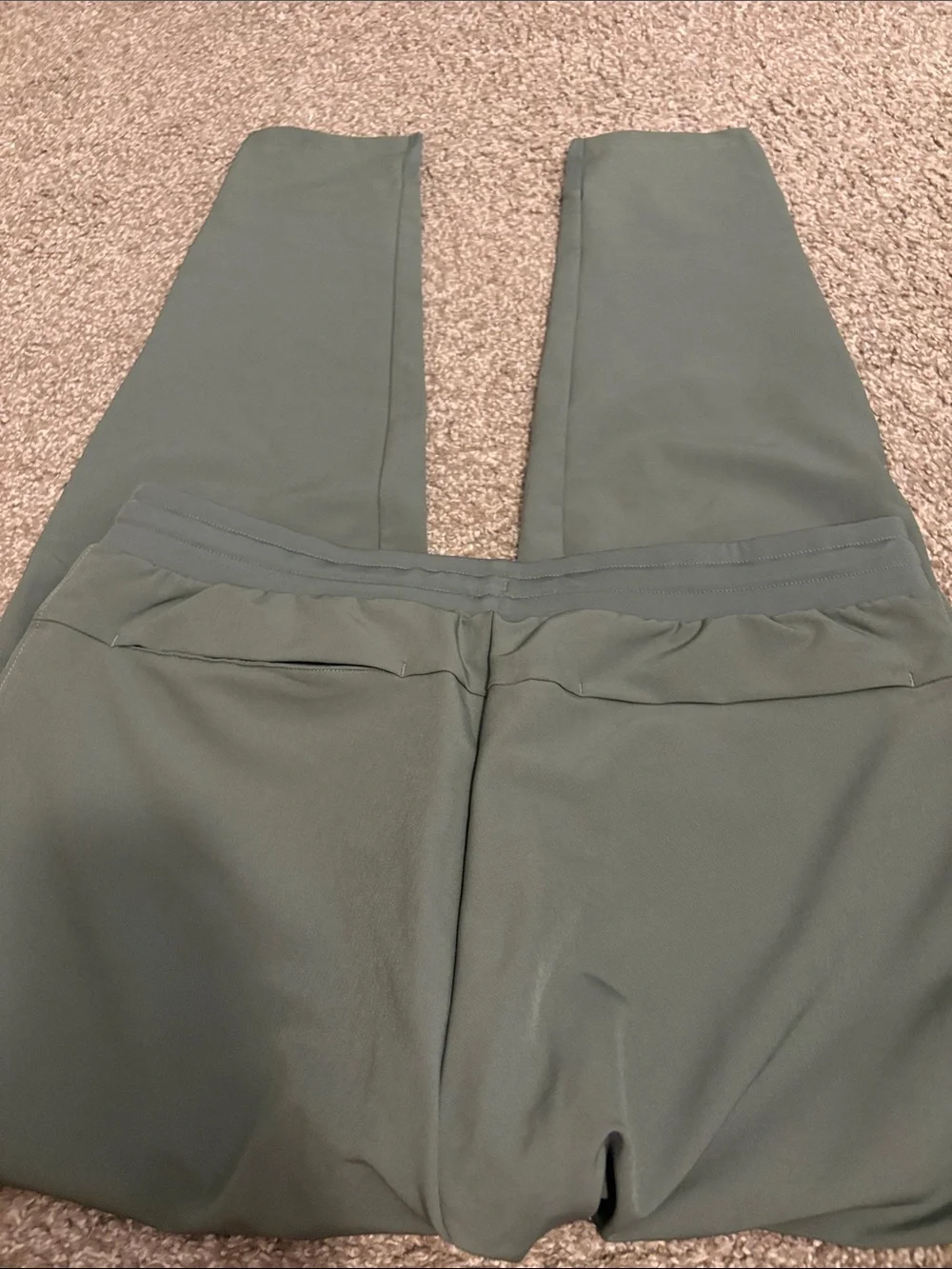 Men's Sage Green Slim Fit Joggers with Drawstring